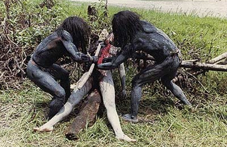 cannibalism in china. by South Pacific cannibals