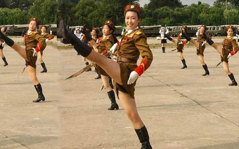 north korean army parade. elite North Korean Army#39;s